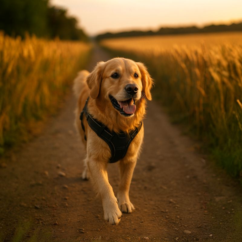 Harnais pour Chien – Cani-Cross Résistance Active - Noir