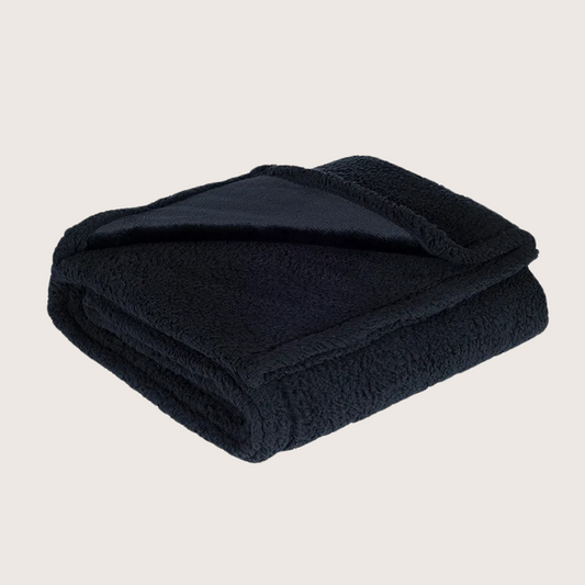 Plaid pour Chien - Confort en Voiture - Noir